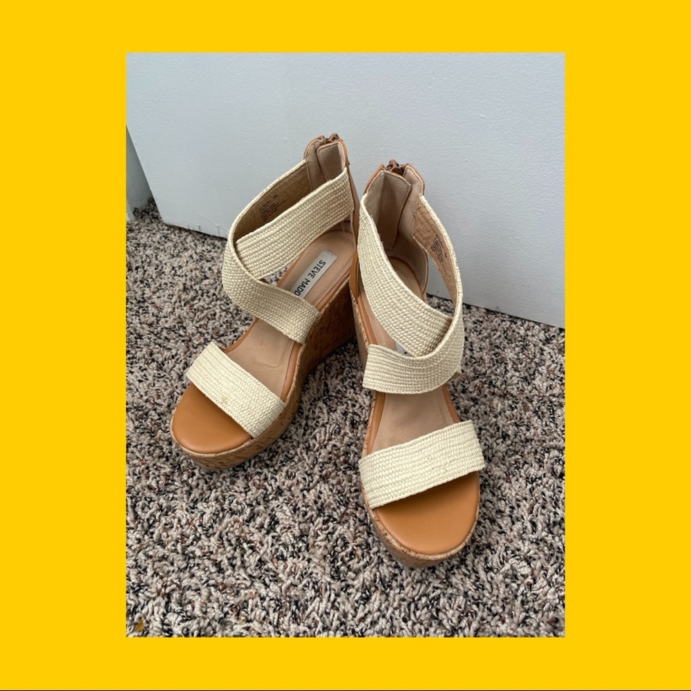 Steve Madden Cork Wedge Heel